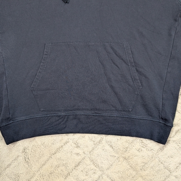 Hugo Boss Russell Athletic Hoodie Sweatshirt Mens XXL Blue Cotton Terry Safa 2 - Picture 3 of 9